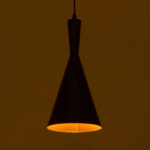GLOBOSTAR® SHANGHAI 01025 Μοντέρνο Κρεμαστό Φωτιστικό Οροφής με Ντουί 3 x E27 AC 220-240V IP20 - Μαύρο & Χρυσό - Μ79.5 x Π79.5 x Υ38cm - Σετ 3 Τεμαχίων - Image 5
