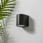 kelvo® MURANO KLV-101-0012 Φωτιστικό Τοίχου / Απλίκα για Λάμπα MR16 με Ντουί GU10 AC 220-240V Αδιάβροχο IP65 - Μαύρο Ματ - Μ6.5 x Π7.5 x Υ7.5cm - Image 2