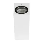 kelvo® BURANO KLV-101-0023 Φωτιστικό Τοίχου / Απλίκα για 2 Λάμπες MR16 με Ντουί GU10 AC 220-240V Αδιάβροχο IP65 - Λευκό Ματ - Μ8 x Π8 x Υ15cm - Image 6