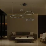 kelvo® VENOM KLV-101-0202 Κρεμαστό Φωτιστικό Οροφής LED 150W 15000lm 120° AC 220-240V IP20 Ρυθμιζόμενο Λευκό CCT με Χειριστήριο από 2700K έως 6000K Dimmable - Lumileds SMD Chip - Μαύρο Ματ - Μ150 x Π90 x Υ60cm - 3 Χρόνια Εγγύηση - Image 2
