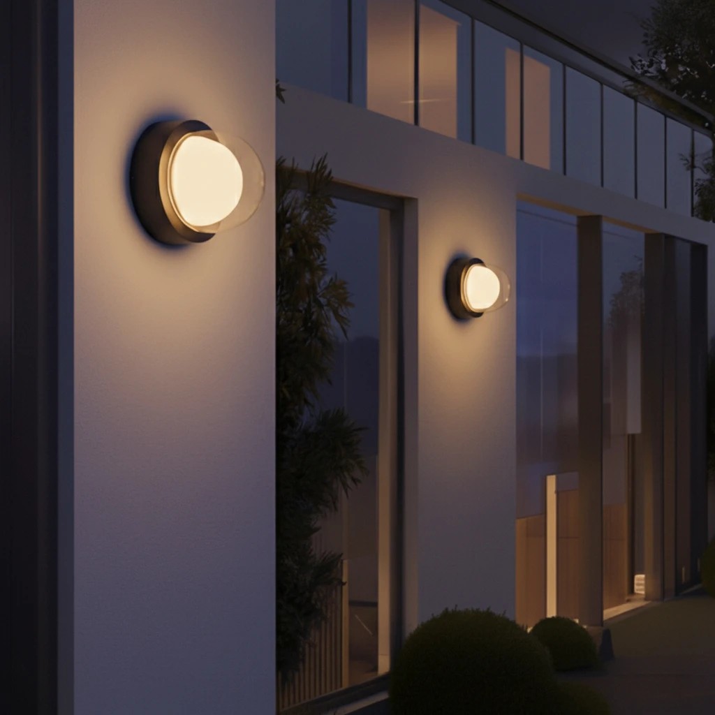 klv_101_0247_1 kelvo® NEXA KLV-101-0248 Φωτιστικό Τοίχου / Απλίκα LED 6W 600lm 180° AC 220-240V Αδιάβροχο IP65 Θερμό Λευκό 2700K - Sanan SMD Chip & TÜV SÜD Driver - Μαύρο Ματ - Μ11 x Π8.5 x Υ11cm - 5 Χρόνια Εγγύηση - Image 1