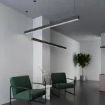 kelvo® ORION KLV-101-0362 Κρεμαστό Γραμμικό Φωτιστικό Οροφής LED 72W 7200lm 120° AC 220-240V IP20 Ρυθμιζόμενο Λευκό CCT με Χειριστήριο από 2700K έως 6000K Dimmable - Lumileds SMD Chip - Μαύρο Ματ - Μ120 x Π5 x Υ7.5cm - 3 Χρόνια Εγγύηση - Image 2