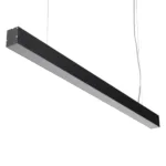 kelvo® ORION KLV-101-0362 Κρεμαστό Γραμμικό Φωτιστικό Οροφής LED 72W 7200lm 120° AC 220-240V IP20 Ρυθμιζόμενο Λευκό CCT με Χειριστήριο από 2700K έως 6000K Dimmable - Lumileds SMD Chip - Μαύρο Ματ - Μ120 x Π5 x Υ7.5cm - 3 Χρόνια Εγγύηση - Image 3