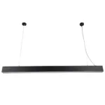 kelvo® ORION KLV-101-0362 Κρεμαστό Γραμμικό Φωτιστικό Οροφής LED 72W 7200lm 120° AC 220-240V IP20 Ρυθμιζόμενο Λευκό CCT με Χειριστήριο από 2700K έως 6000K Dimmable - Lumileds SMD Chip - Μαύρο Ματ - Μ120 x Π5 x Υ7.5cm - 3 Χρόνια Εγγύηση - Image 4