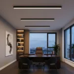 kelvo® ORION KLV-101-0362-V2 Γραμμικό Φωτιστικό Οροφής LED 72W 7200lm 120° AC 220-240V IP20 Ρυθμιζόμενο Λευκό CCT με Χειριστήριο από 2700K έως 6000K Dimmable - Lumileds SMD Chip - Μαύρο Ματ - Μ120 x Π5.5 x Υ7cm - 3 Χρόνια Εγγύηση