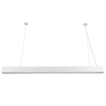 kelvo® ORION KLV-101-0363 Κρεμαστό Γραμμικό Φωτιστικό Οροφής LED 72W 7200lm 120° AC 220-240V IP20 Ρυθμιζόμενο Λευκό CCT με Χειριστήριο από 2700K έως 6000K Dimmable - Lumileds SMD Chip - Λευκό Ματ - Μ120 x Π5 x Υ7.5cm - 3 Χρόνια Εγγύηση - Image 4