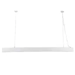 kelvo® ORION KLV-101-0363 Κρεμαστό Γραμμικό Φωτιστικό Οροφής LED 72W 7200lm 120° AC 220-240V IP20 Ρυθμιζόμενο Λευκό CCT με Χειριστήριο από 2700K έως 6000K Dimmable - Lumileds SMD Chip - Λευκό Ματ - Μ120 x Π5 x Υ7.5cm - 3 Χρόνια Εγγύηση - Image 5