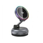 XO CX046 Ασύρματος Φορτιστής 25W με Βεντούζα και RGB Φωτισμό