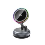 XO CX046 Ασύρματος Φορτιστής 25W με Βεντούζα και RGB Φωτισμό - Image 6