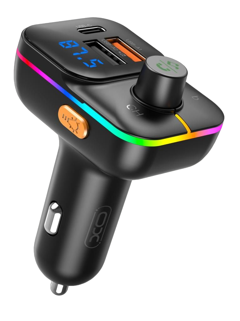 l_49_-photoroom-photoroom XO BCC09 Φορτιστής Αυτοκινήτου Bluetooth MP3 με TF card slot + PD 25W - Image 1