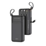 XO PR279 Powerbank με Καλώδια USB-A Type-C Micro & Lightning 20.000mAh - Image 2