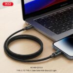 XO NB-Q312B Καλώδιο Φόρτισης & Δεδομένων Type-C σε Type-C 240W 2μ - Image 6