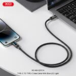 XO NB-Q312B Καλώδιο Φόρτισης & Δεδομένων Type-C σε Type-C 240W 2μ - Image 5