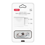 XO L159 QC18W Φορτιστής Γρήγορης Φόρτισης USB-A με Καλώδιο Micro USB - Image 2