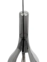 GLOBOSTAR® ΤΟΝΕ 206-0044 Μοντέρνο Κρεμαστό Φωτιστικό Οροφής με Ντουί 1 x E27 AC 220-240V IP20 - Διάφανο  - Μ20 x Π20 x Υ36cm - Image 6