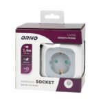 Redpoint 13144 ΠΟΛΥΠΡΙΖΟ ΚΥΒΟΣ ΜΕ 1,4m ΚΑΛΩΔΙΟ 3G1.5 4 ΘΕΣΕΩΝ + 2 USB ORNO - Image 2