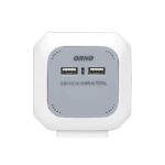 Redpoint 13144 ΠΟΛΥΠΡΙΖΟ ΚΥΒΟΣ ΜΕ 1,4m ΚΑΛΩΔΙΟ 3G1.5 4 ΘΕΣΕΩΝ + 2 USB ORNO - Image 4