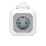 Redpoint 13144 ΠΟΛΥΠΡΙΖΟ ΚΥΒΟΣ ΜΕ 1,4m ΚΑΛΩΔΙΟ 3G1.5 4 ΘΕΣΕΩΝ + 2 USB ORNO - Image 6