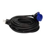 Redpoint 13290 ΜΠΑΛΑΝΤΕΖΑ ΣΤΕΓΑΝΗ H07RN-F 3G1.5 ΜΑΥΡΗ IP44 20 ΜΕΤΡΑ  ORNO - Image 2