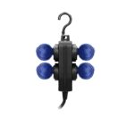 Redpoint 13160 ΠΟΛΥΠΡΙΖΟ ΣΥΝΕΡΓΕΙΟΥ ΣΤΕΓΑΝΟ 4 ΘΕΣΕΩΝ ΜΕ ΓΑΝΤΖΟ + 10 ΜΕΤ ΚΑΛΩΔΙΟ H05RR-F 3G1.5 ΜΑΥΡΟ IP44 ORNO - Image 4