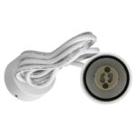 Redpoint 6189 BARBRA ΜΟΝΟΦΩΤΟ ΚΡΕΜΑΣΤΟ GU10 ΣΤΡΟΓΓΥΛΟ Φ56/240 ΛΕΥΚΟ ORNO - Image 5