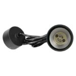 Redpoint 6189 BARBRA ΜΟΝΟΦΩΤΟ ΚΡΕΜΑΣΤΟ GU10 ΣΤΡΟΓΓΥΛΟ Φ56/240 ΜΑΥΡΟ ORNO - Image 5