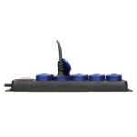 Redpoint 13159 (13298) ΠΟΛΥΠΡΙΖΟ ΣΤΕΓΑΝΟ 5 ΘΕΣΕΩΝ ΜΕ ΔΙΑΚΟΠΤΗ + 5 ΜΕΤΡΑ ΚΑΛΩΔΙΟ H05RR-F 3G1.5 ΜΑΥΡΟ IP44 ORNO - Image 3