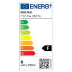 Redpoint ΚΕΡΙ VALUE LED 6W Ε14 WARM 2.0 (κατασκευή Κίνα) - Image 2