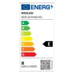 Redpoint ΚΟΙΝΗ LED FILAMENT Ε27 8W WARM DIM. GOLDEN 100 lm/w 360o 2.0(κατασκευή Κίνα) - Image 2