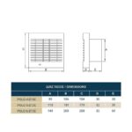 Redpoint 007-0055 POLO 4 ΕΞΑΕΡΙΣΤΗΡΑΣ ΛΟΥΤΡΟΥ ΜΕ ΡΟΥΛΕΜΑΝ & ΑΥΤΟΜΑΤΕΣ ΠΕΡΣΙΔΕΣ Φ100 15W ΛΕΥΚΟΣ DOSPEL - Image 2