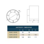 Redpoint 007-0051 EURO-1 ΕΞΑΕΡΙΣΤΗΡΑΣ ΑΓΩΓΟΥ Φ100 15W ΛΕΥΚΟΣ DOSPEL - Image 2