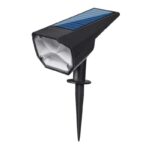Redpoint "KORA" SOLAR ΦΩΤΙΣΤΙΚΟ ΚΗΠΟΥ ΕΠΙΤΟΙΧΟ Η ΜΕ ΚΑΡΦΙ RGB+6500k ABS ΜΑΥΡΟ IP65 (Made In P.R.C) - Image 2