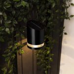 Redpoint "BELLA" SOLAR ΦΩΤΙΣΤΙΚΟ ΚΗΠΟΥ ΕΠΙΤΟΙΧΟ 3000k ΜΕΤΑΛΛΙΚΟ ΜΑΥΡΟ IP65 (Made In P.R.C) - Image 5