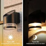 Redpoint "BELLA" SOLAR ΦΩΤΙΣΤΙΚΟ ΚΗΠΟΥ ΕΠΙΤΟΙΧΟ 3000k ΜΕΤΑΛΛΙΚΟ ΜΑΥΡΟ IP65 (Made In P.R.C) - Image 4
