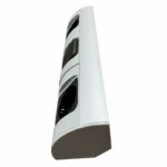 Redpoint ΑΣΗΜΙ ΠΟΛΥΠΡΙΖΟ ΓΩΝΙΑΚΟ 2 ΣΟΥΚΟ+1 ΔΙΑΚΟΠΤΗΣ ΜΕ 0,5m ΚΑΛΩΔΙΟ 3x1,5 (ΚΑΤΑΣΚΕΥΗ ΚΙΝΑ) - Image 2