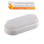 Redpoint 29624 APHRODITE ΠΛΑΦΟΝΙΕΡΑ LED 18W 3 CCT (ΜΕΣΩ ΕΠΙΤΟΙΧΟΥ ΔΙΑΚΟΠΤΗ) 3 ΣΤΕΦΑΝΙΑ IP65 (Κίνα) - Image 2