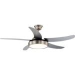 Redpoint ΑΝΕΜΙΣΤΗΡΑΣ ΟΡΟΦΗΣ "NICKY" ΝΙΚΕΛ 52" 35W DC REMOTE + 35W LED LIGHT 3 CCT - Image 2