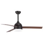Redpoint ΑΝΕΜΙΣΤΗΡΑΣ ΟΡΟΦΗΣ "MODENA PLUS" ΜΑΥΡΟΣ-ΞΥΛΟ 48" 35W DC REMOTE+18W LED LIGHT 3 CCT - Image 2