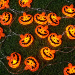 Διακοσμητική γιρλάντα LED Modee για το Halloween με φαναράκια-κολοκύθες (165cm / απόσταση 15cm) – Θερμό λευκό φως - Image 2
