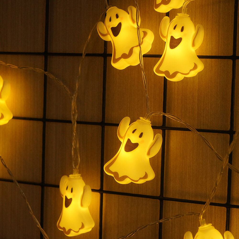 400458_4_media-1778673511086 Διακοσμητική Γιρλάντα LED Modee Halloween με Φαντάσματα (165cm/15cm) – Θερμό Λευκό - Image 1