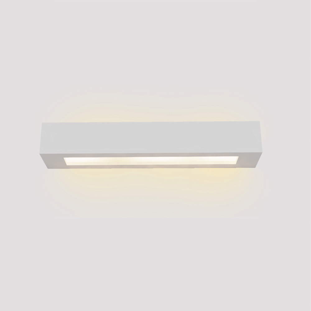 43049-A Inlight Επιτοίχιο Φωτιστικό Γύψινο Λευκό 3×E14 – 45 cm (43049-A-White) - Image 1