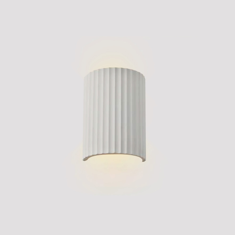 43055 Inlight Επιτοίχιο λευκό φωτιστικό από γύψο 2XGU10 D:22cm (43055-White) - Image 1