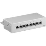 Goobay CAT 6 Patch Panel 8 Θυρών STP Mini/Desktop 93047 Γκρι