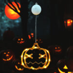 Διακοσμητικό Παραθύρου Modee Halloween LED Κολοκύθα (Υ21x20mm) - Image 2
