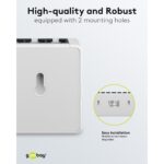 Goobay Gigabit Ethernet Switch 8 Θυρών 64564 Λευκό - Image 10