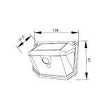 inLight Montbel LED 12W 3000K Solar Outdoor Wall Lamp Black D:138x97x51,5mm (80206511S) - Image 2