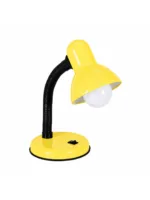 GLOBOSTAR® STUDENT GLB-102-0013 Μοντέρνο Επιτραπέζιο Φωτιστικό Πορτατίφ με Ντουί 1 x E27 AC 220-240V IP20 - Κίτρινο & Μαύρο - Μ14 x Π14 x Υ32cm - Image 4