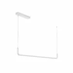 kelvo® LINARIA KLV-101-0256 Κρεμαστό Φωτιστικό Οροφής LED 36W 3600lm 180° AC 220-240V IP20 Ρυθμιζόμενο Λευκό CCT με Χειριστήριο από 2700K έως 6000K Dimmable - Lumileds SMD Chip - Λευκό Ματ - Μ120 x Π2 x Υ12cm - 3 Χρόνια Εγγύηση - Image 6