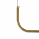 kelvo® LINARIA KLV-101-0257 Κρεμαστό Φωτιστικό Οροφής LED 36W 3600lm 180° AC 220-240V IP20 Ρυθμιζόμενο Λευκό CCT με Χειριστήριο από 2700K έως 6000K Dimmable - Lumileds SMD Chip - Χρυσό Πλατίνα - Μ120 x Π2 x Υ10cm - 3 Χρόνια Εγγύηση - Image 6