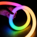 kelvo® AURAFLEX KLV-101-0511 Ταινία Neon Flex LED 14W/m 840lm/m 360° DC 24V Αδιάβροχο IP65 120 x SMD5054 Chip/m Πολύχρωμο RGB+WW Dimmable - Sanan SMD Chip - Μ1000 x Π3.3 x Υ3.3cm - Ρολό 10 Μέτρων - 6 Χρόνια Εγγύηση